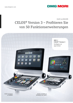 CELOS® Version 3 – Profitieren Sie von 50 Funktionserweiterungen