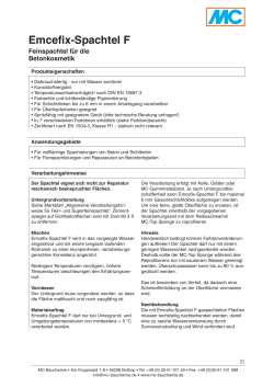 Technische Merkblaetter Emcefix-Spachtel F lang
