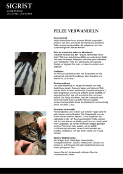 pelze verwandeln