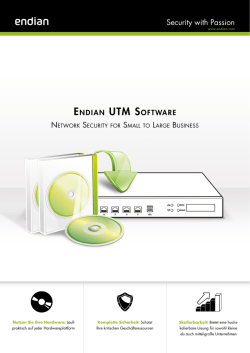 Endian UTM Software Datenblatt