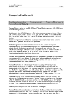 Fälle Übung Nr. 5