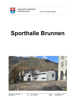 Sporthalle - Brunnen / Ingenbohl