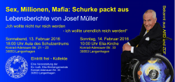 Schurke packt aus Lebensberichte von Josef Müller