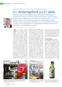 Ein Arbeitspferd packt alles