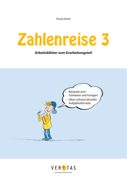 Arbeitsbl&auml;tter zum Erarbeitungsteil
