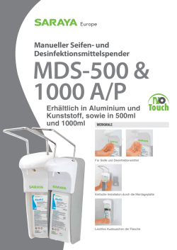 Manueller Seifen- und Desinfektionsmittelspender