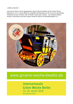 Gr&uuml;&szlig;e aus Beelitz - beelitzer