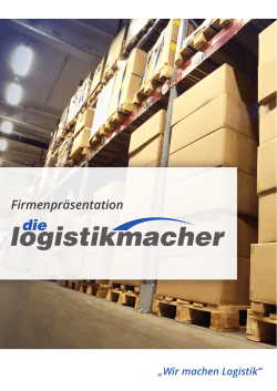 Firmenpräsentation - Die Logistikmacher