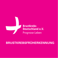 brustkrebsfrüherkennung - Brustkrebs Deutschland eV