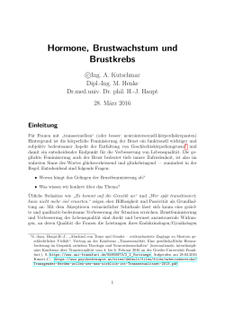 Kutschmar, Henke, Haupt: Paper Brustwachstum