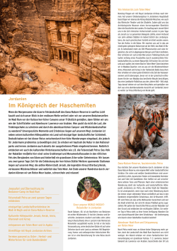 Im K&ouml;nigreich der Haschemiten - WORLD INSIGHT Erlebnisreisen