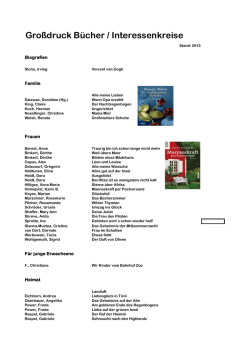 Grossdruckliste 2015