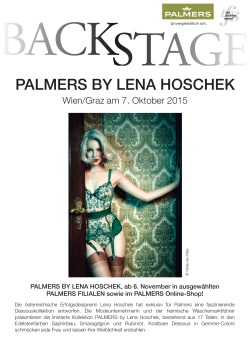 PALMERS BY LENA HOSCHEK