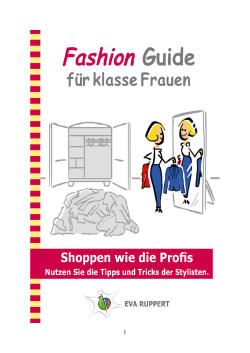 Fashion Guide für klasse Frauen