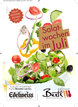 Salat- wochen