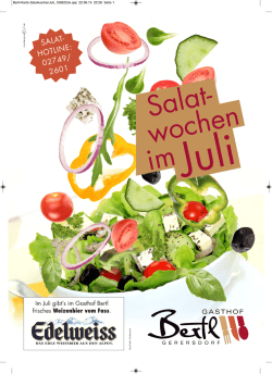 Salat- wochen