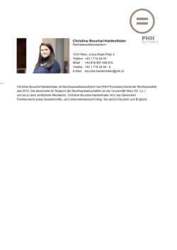 Christine Bouchal-Haidenthaler