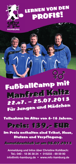 Anmeldung und Infos über Christine Kohlbach