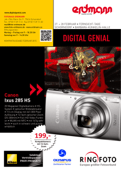 digital genial - Fotohaus Erdmann