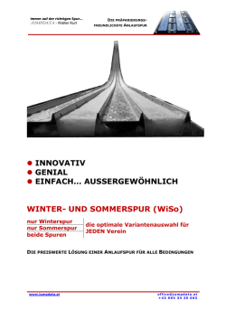 INNOVATIV GENIAL EINFACH&hellip; AUSSERGEW&Ouml;HNLICH WINTER