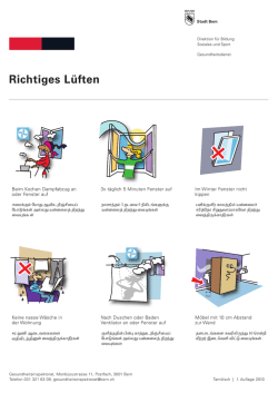 Richtiges Lüften