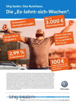 Die &bdquo;Es-lohnt-sich-Wochen&ldquo;.