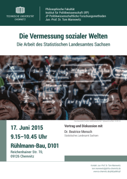 Die Vermessung sozialer Welten. Die Arbeit des Statistischen