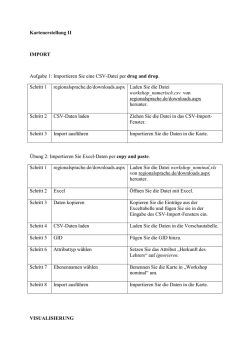 Handout Import und Export