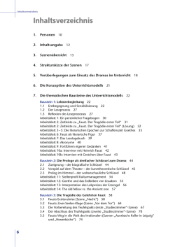 Inhaltsverzeichnis - Schulbuchzentrum Online