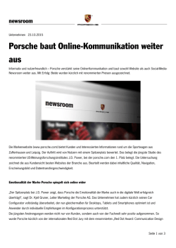 Drucken - Porsche Newsroom