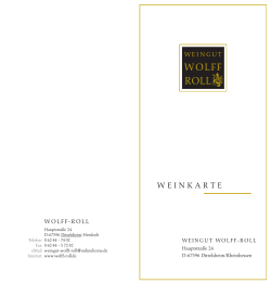 Weinkarte Herbst Winter 2015-2016 - Weingut Wolff-Roll
