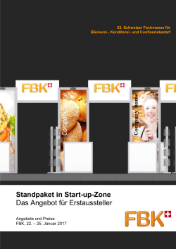 Flyer «Start-up Zone»