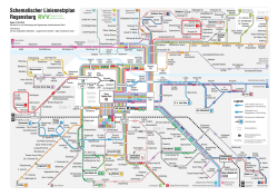 Schematischer Liniennetzplan Regensburg