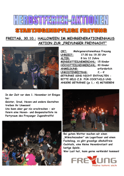 Herbstferien 2015
