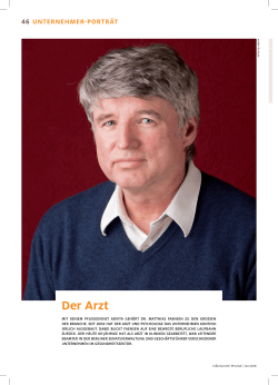 Der Arzt - advita Pflegedienst GmbH