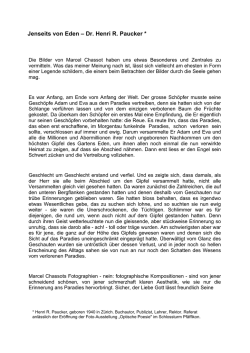Jenseits von Eden &ndash; Dr. Henri R. Paucker