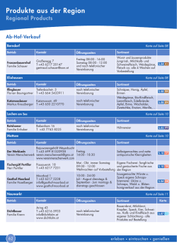 Informationen & Adressen