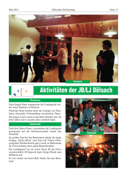 Dorfzeitung Mai 2015 - Teil 2