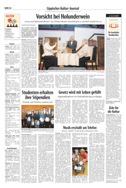 in der Lippischen Landeszeitung