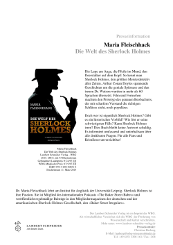 Maria Fleischhack Die Welt des Sherlock Holmes