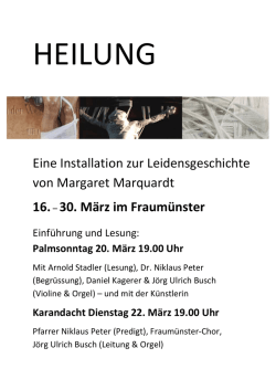 Eine Installation zur Leidensgeschichte von Margaret Marquardt 16