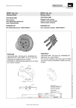 RZ401 (de_en) Rating Zettel RZ401 (de_en) Rating sheet Achtung