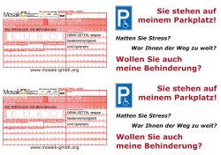 Denk-Zettel Mosaik Bunte Rampe
