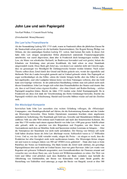 John Law und sein Papiergeld