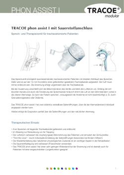 phon assist i - TRACOE medical GmbH