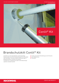 Brandschutzkitt Conlit® Kit Conlit® Kit