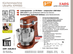 Küchenmaschine UltraMix KM4900