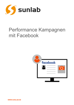 Performance Kampagnen mit Facebook