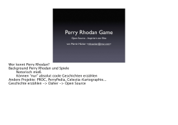 Perry Rhodan Game (mit Notitzen)