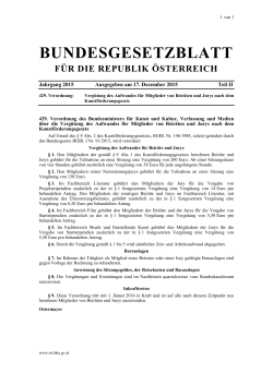 Verordnung des Bundesministers für Kunst und Kultur, Verfassung